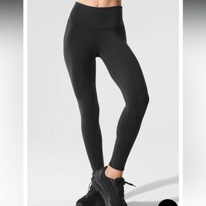 ALO Yoga Black Airbrush legging 7/8